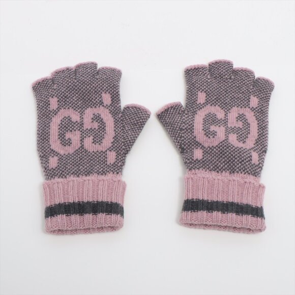 Gucci Accessories - NEW GUCCI JUMBO GG 100% CASHMERE FINGERLESS GLOVES